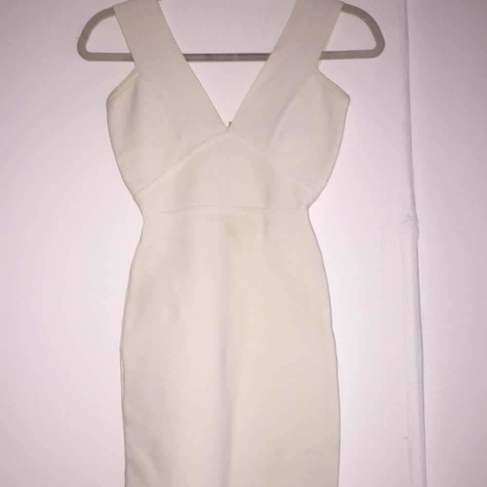 Designer White mini Dress